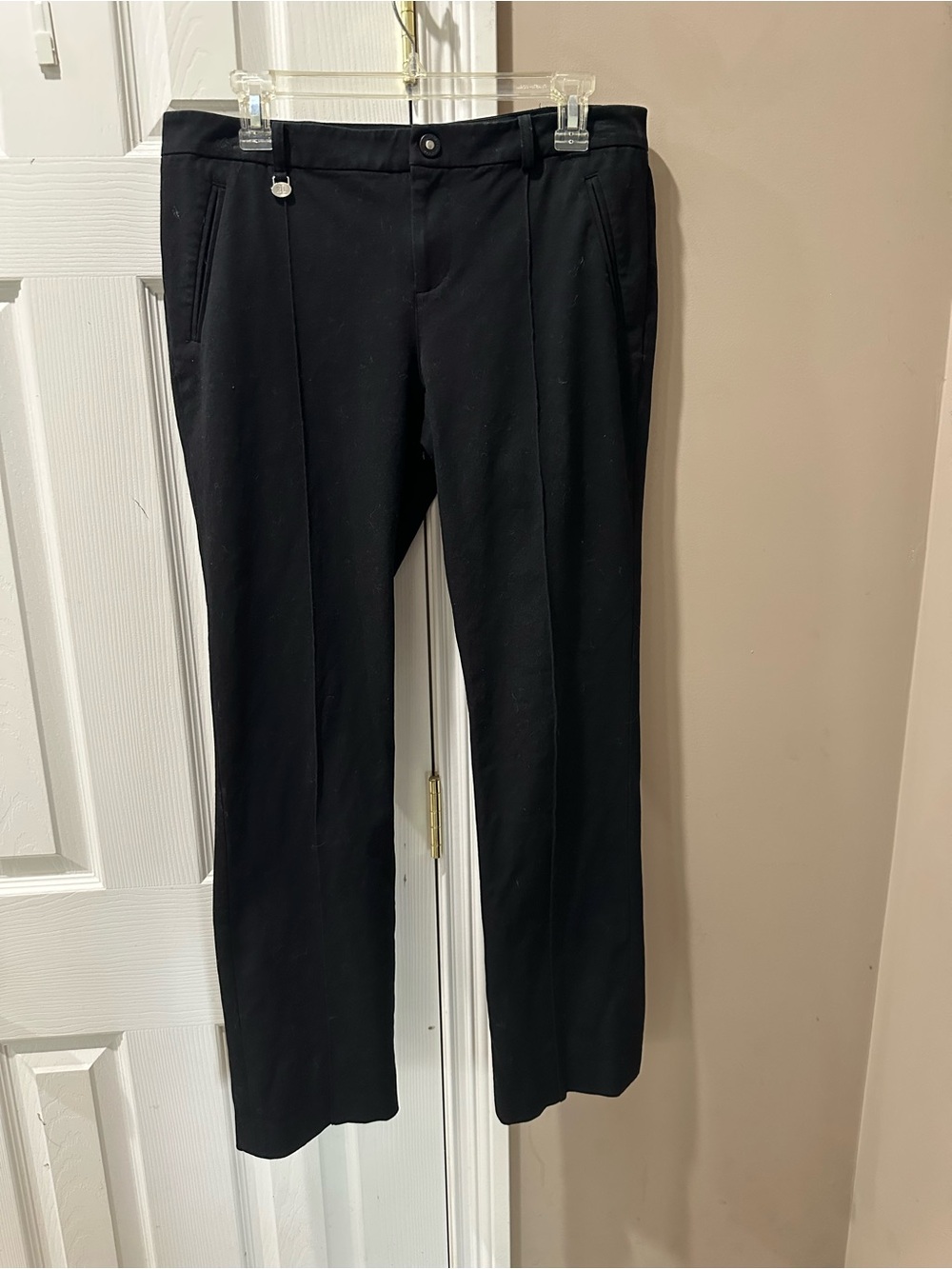 Lauren Ralph Lauren Women's Black Straight-Leg Dress Pants